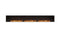 Ecosmart Fire Flex 158SS Single Sided Fireplace Insert - Black Finish / Stainless Steel Burner - ESF.FX.158SS